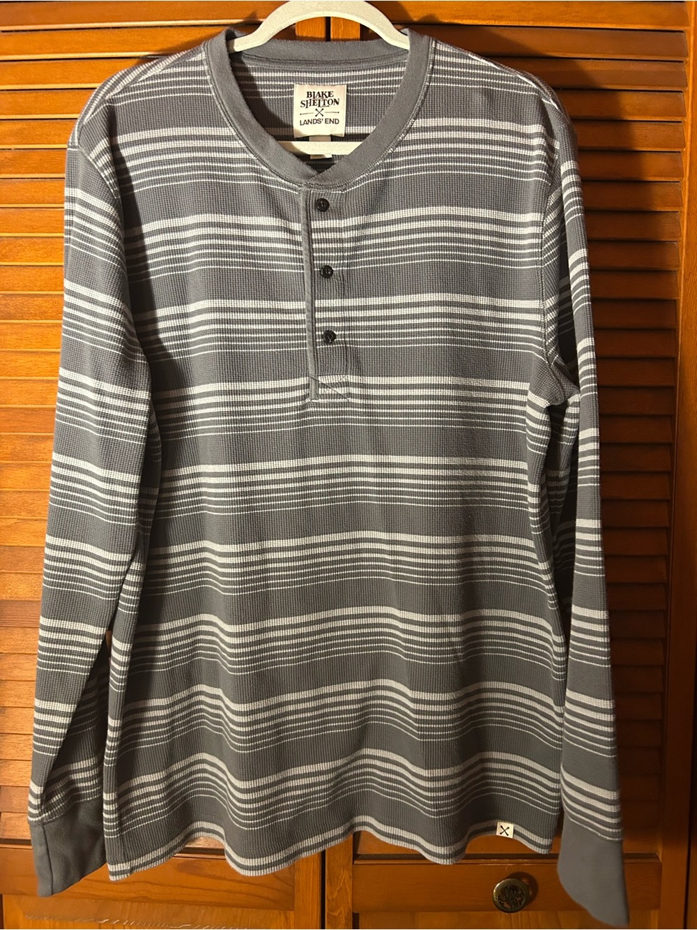 Lands' End Blake Shelton Striped Long-Sleeve Henley